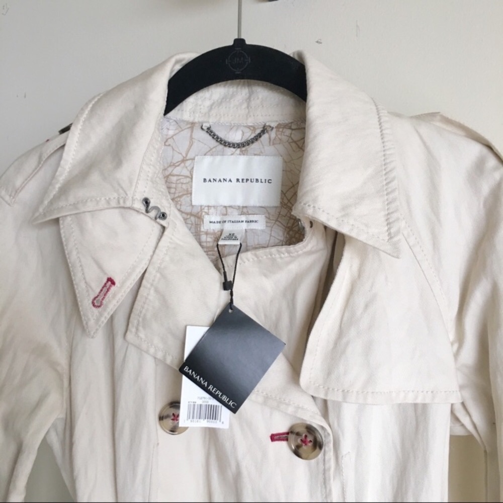 HP! Banana Republic LIMITED RUN 'classic' trench - Picture 2 of 8
